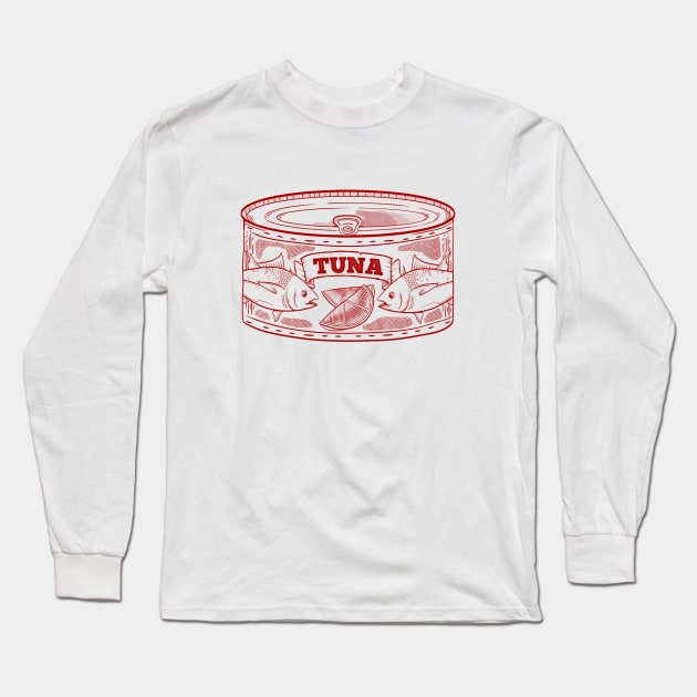 Tuna Fish Long Sleeve T-Shirt by mailboxdisco